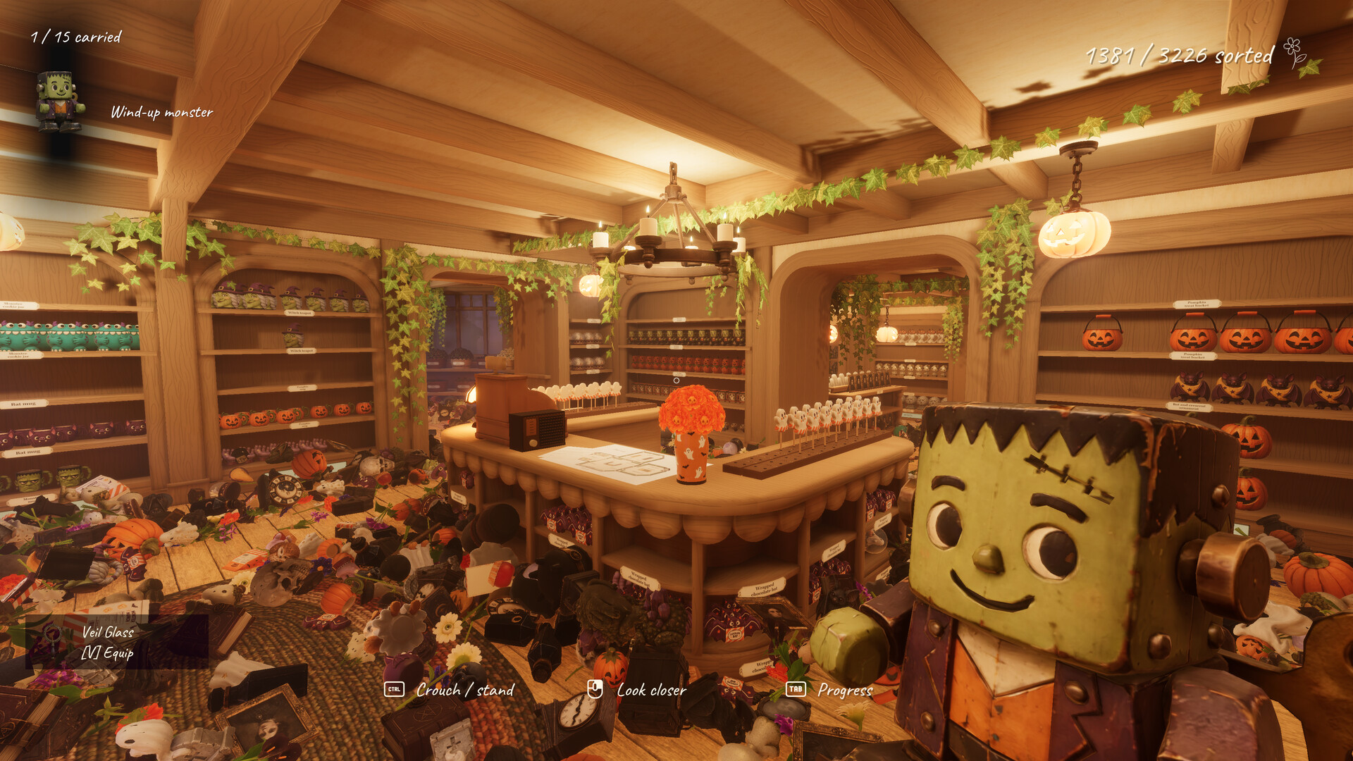 万圣节商店大扫除 / Tidy Up the Halloween Shop 游戏截图 b547701b2c1abfcd9a7122b4b46514b0