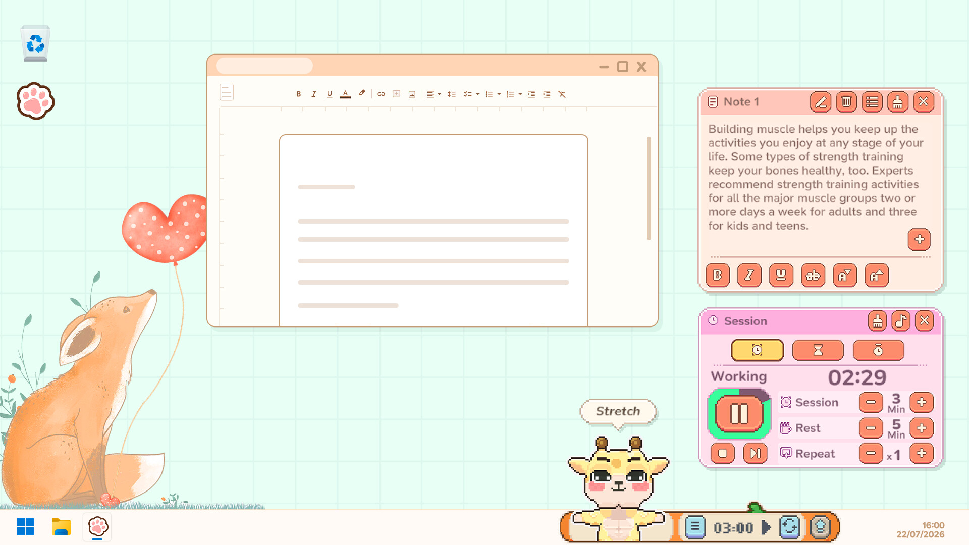 爪爪伙伴：专注时光 / Pawnie: Focus Pals 游戏截图 ae9d6d70322542034b30629eeaa83635