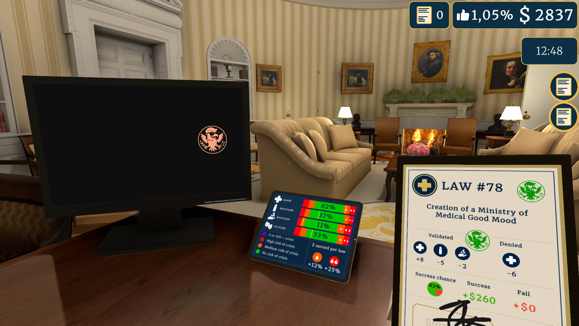 总统模拟器 / President Simulator 游戏截图 25410088dfa8f03bc929dcaff1721fdb